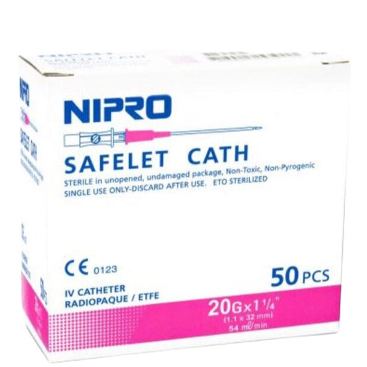 Nipro IV CATHATER 20G x1*1/4 (50PCS)