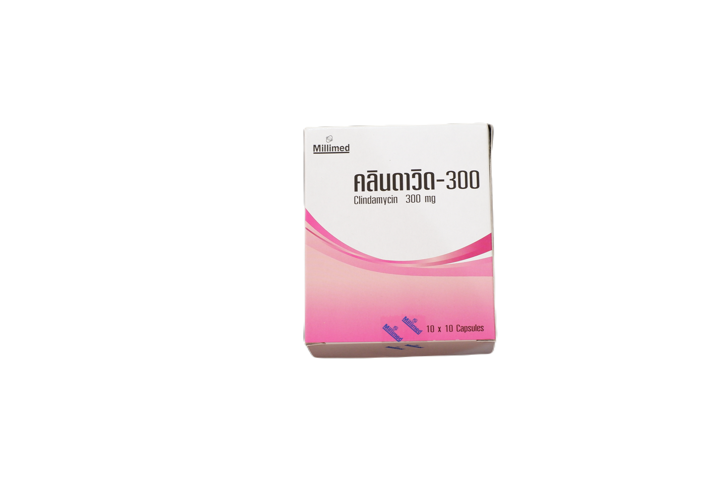 Clindamycin 300 mg/capsule 10 แผง รวม 100 เม็ด