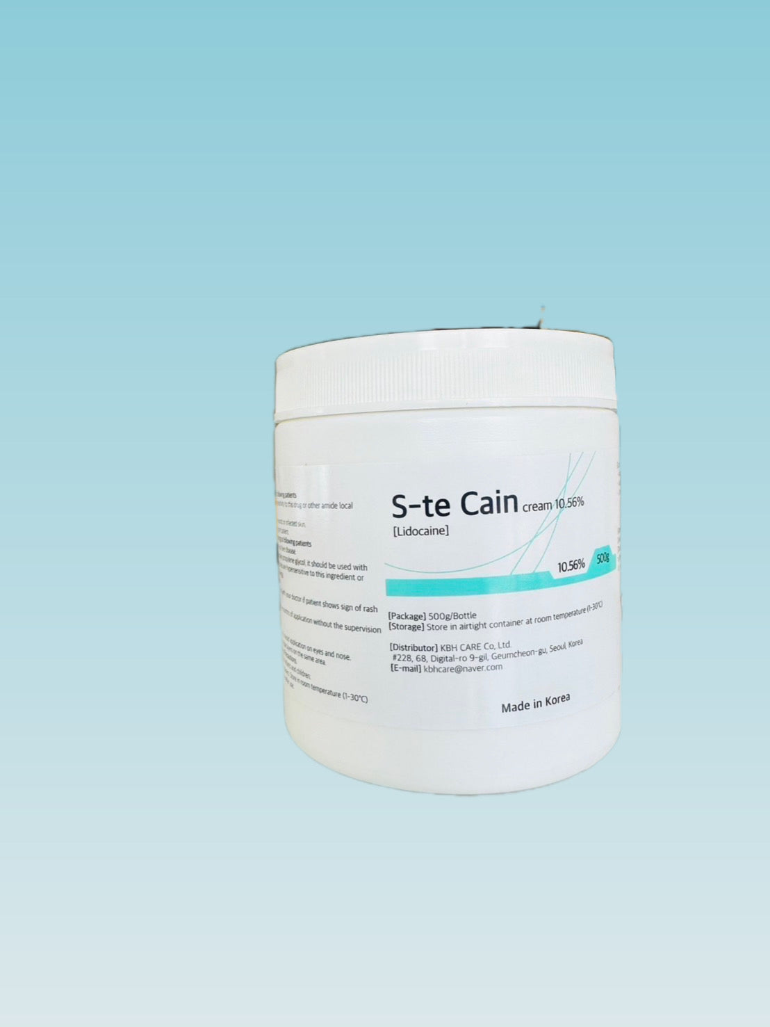 ยาชาแบบทา S-te Cain Cream 500 g