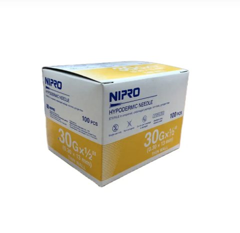 Nipro Needle 30G 1/2 นิ้ว