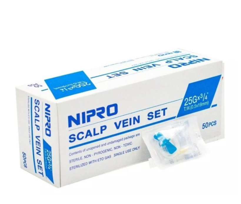 Nipro Scalp vein 23G (light blue)