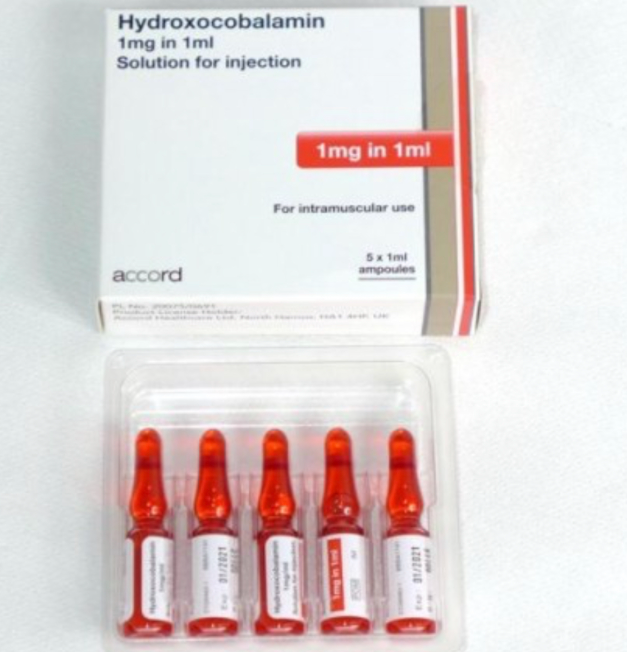 Vitamin B12 1000mcg 1ml injection ANB [10 Amp/box]