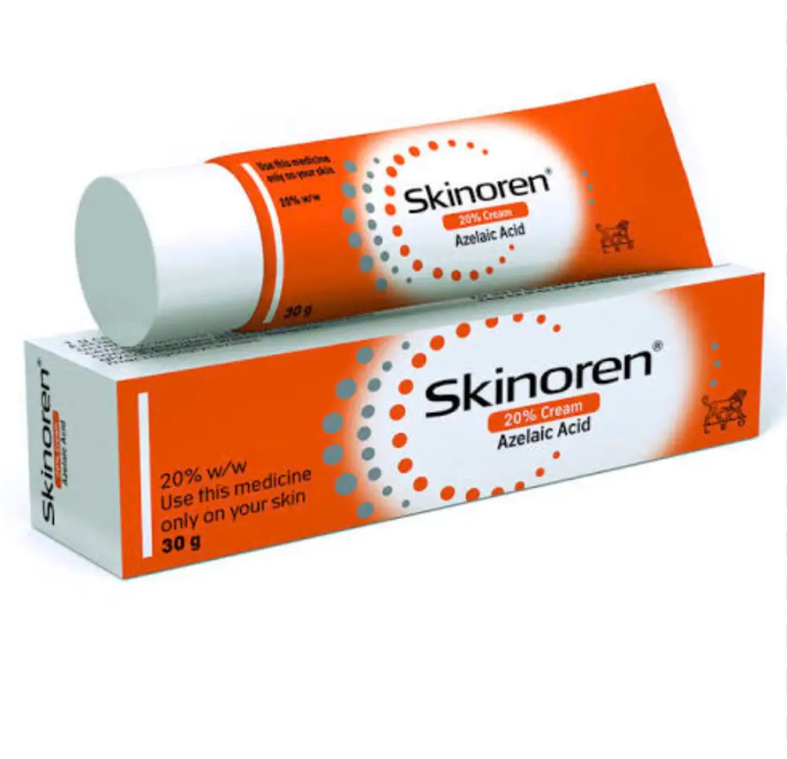 Skinoren Cream หลอด 30g ลดรอยแดงรอยดำจากสิว