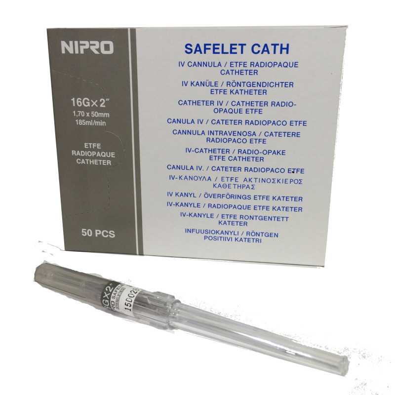 Nipro IV CATHETER 16G x2 (50PCS)