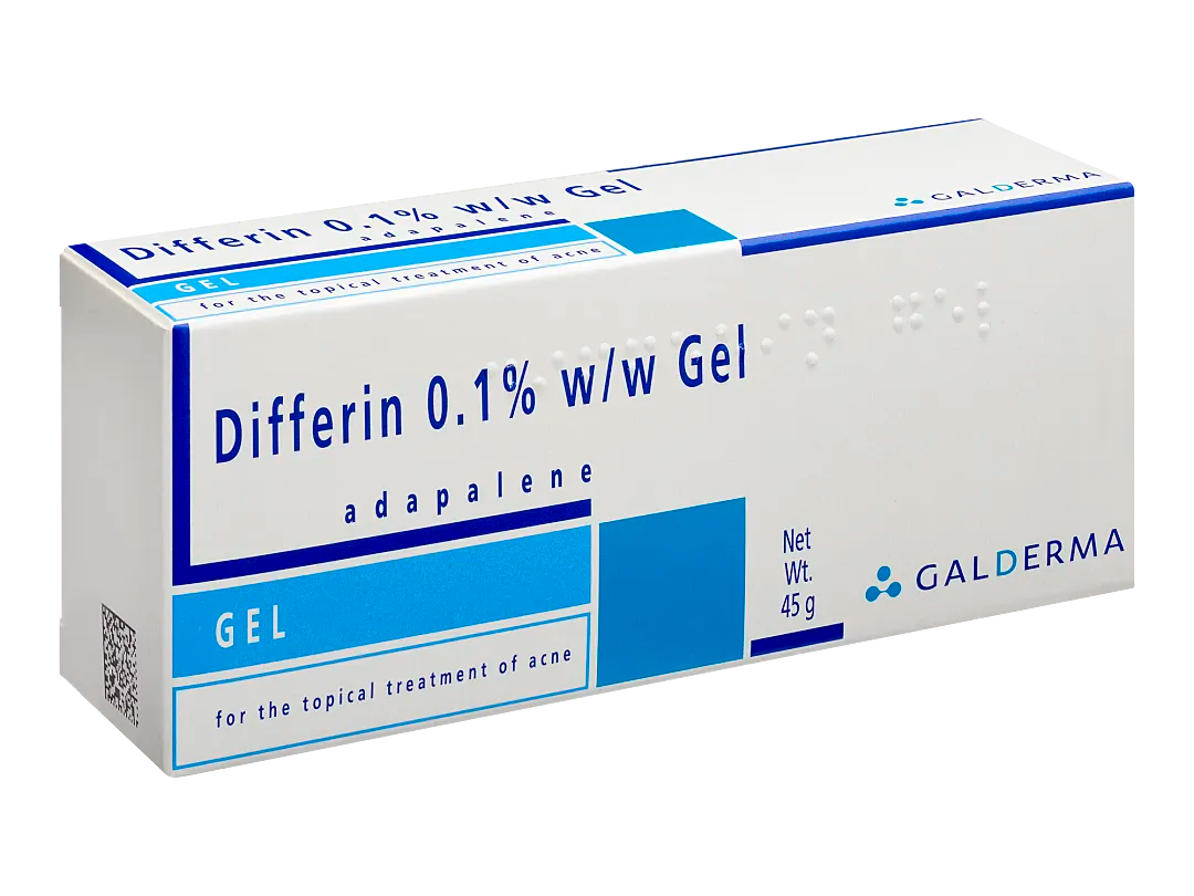 Adapalene gel 0.1% 15 G ลดสิว